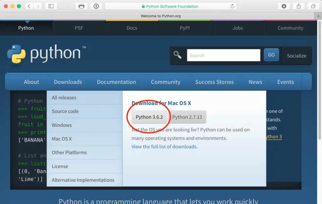 Download Python For Macbook Pro
