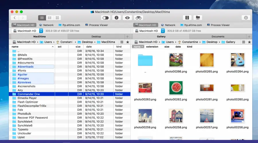 Commander One File Manager for MacOS