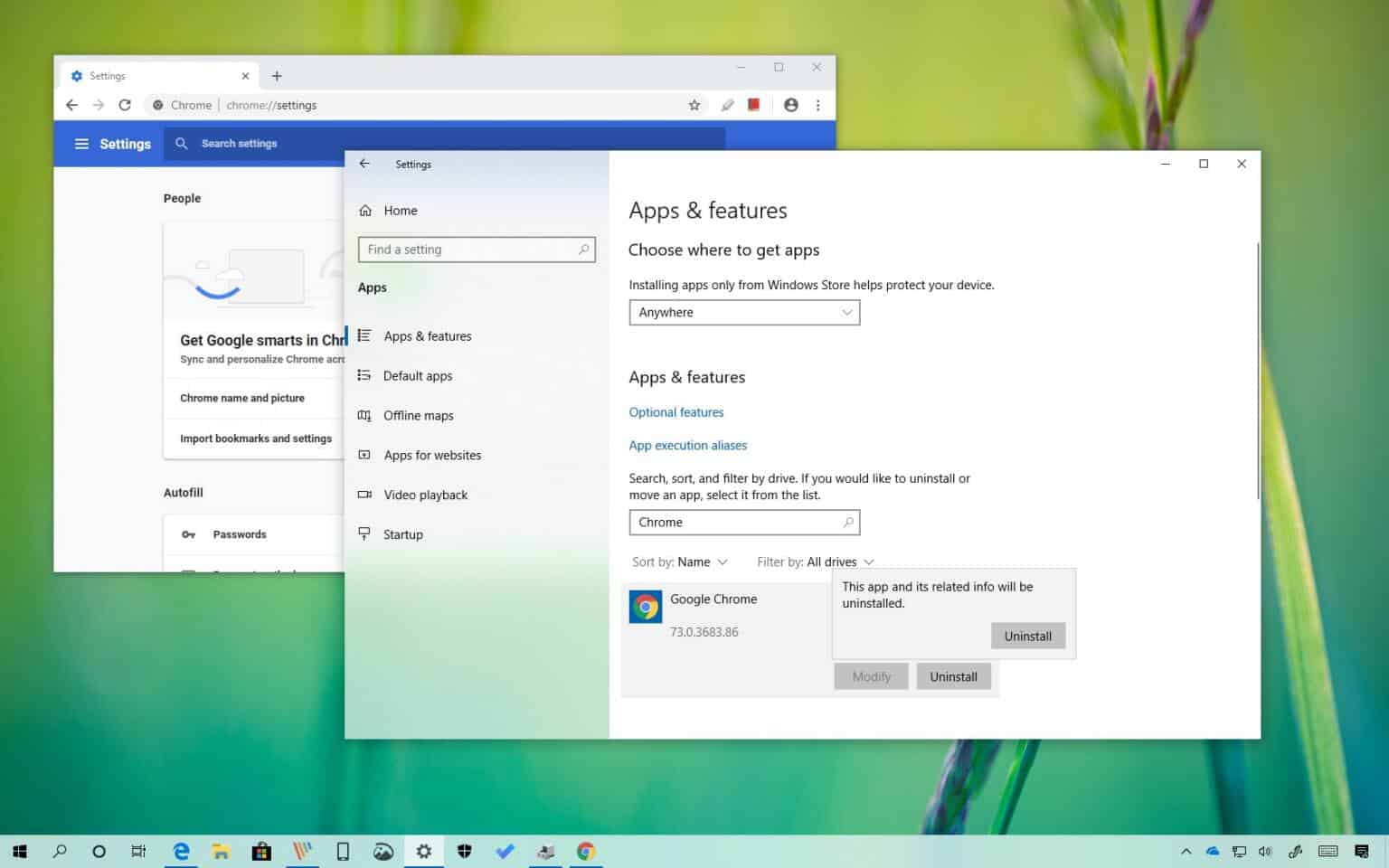 How do i completely remove google chrome from windows 10 adcod