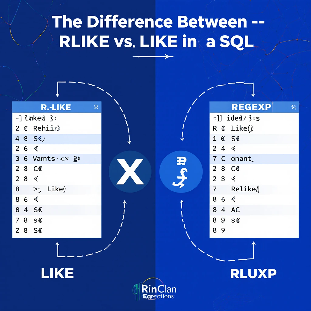 difference between Rlike and like in SQL