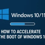 Windows PC performing cleanup of temporary files and uninstalling unused programs
