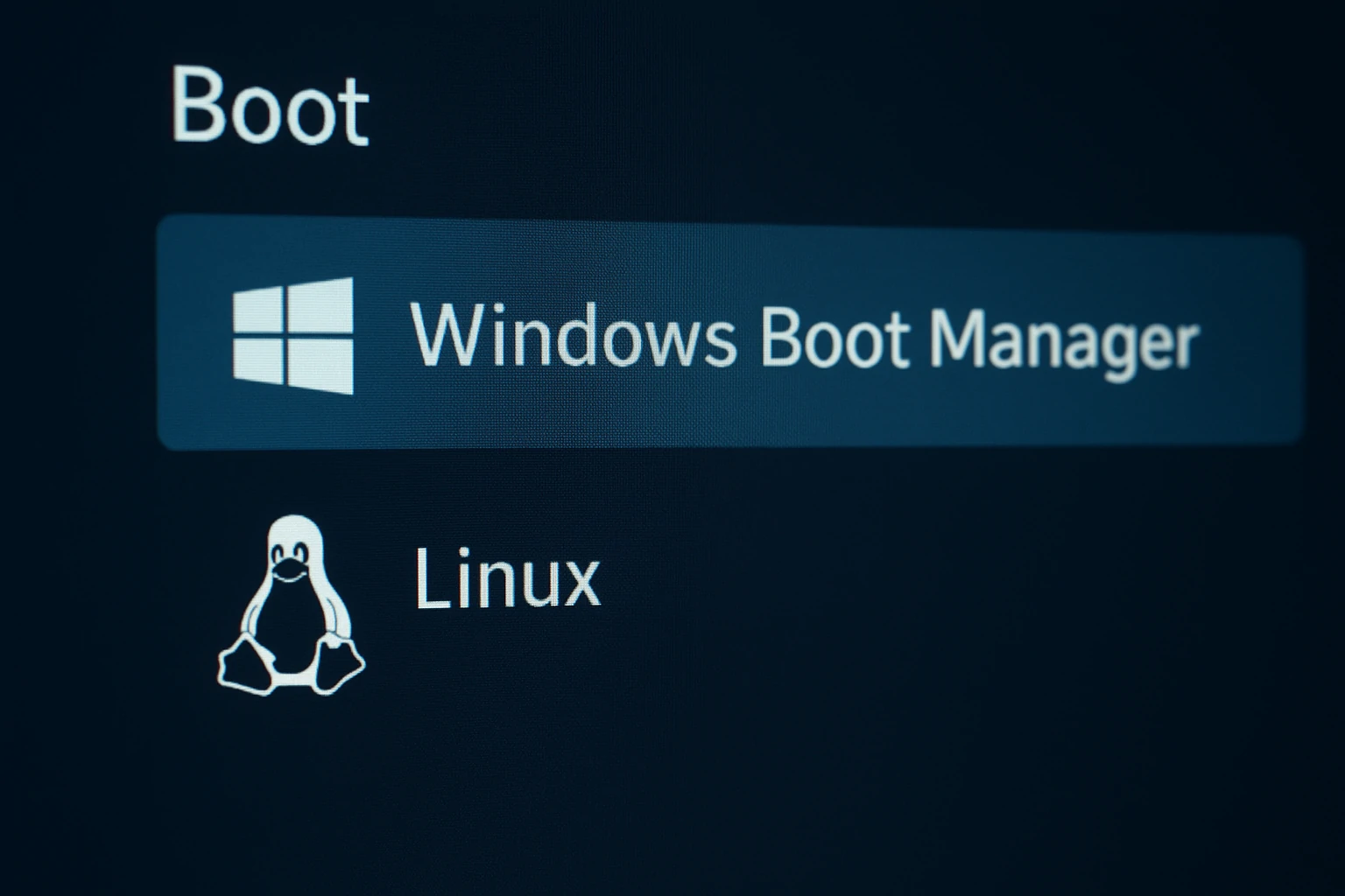 Computer BIOS setup screen